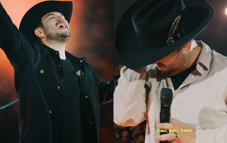 Edén Muñoz se quiebra en la Feria de Puebla y rompe en llanto agradeciendo a sus fans