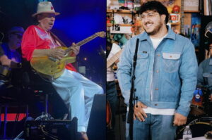Grupo Frontera grabará canción con Carlos Santana y así suena su colaboración (VIDEO)