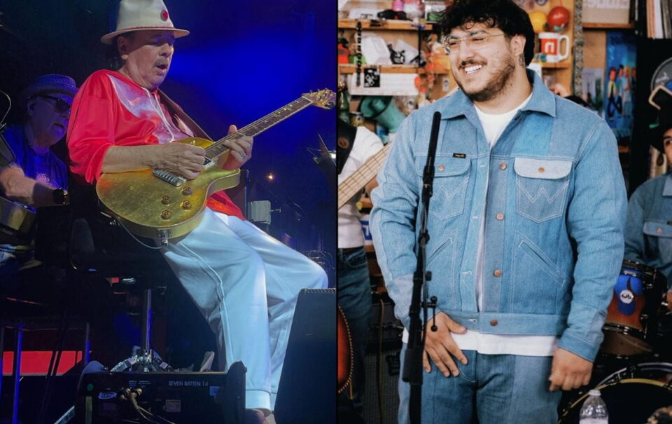 Grupo Frontera grabará canción con Carlos Santana y así suena su colaboración (VIDEO)
