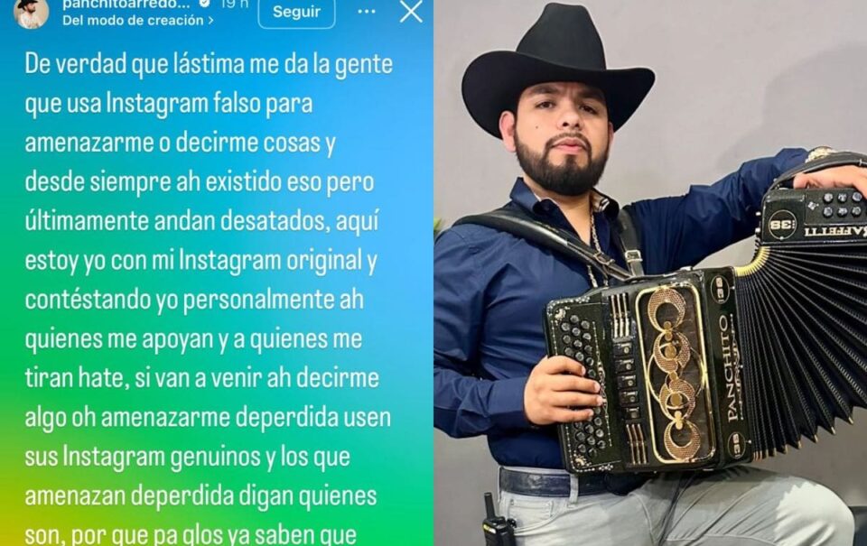 Panchito Arredondo se envalentona y enfrenta amenazas “nomás me voy a reír de ustedes”