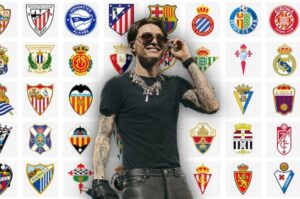 ¿Real Madrid o Barcelona? El equipo español que le robó el corazón a Peso Pluma