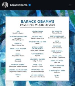 canción de Peso Pluma que conquistó a Barack Obama 