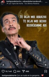 Eduardo Hernández de Los Tigres del Norte