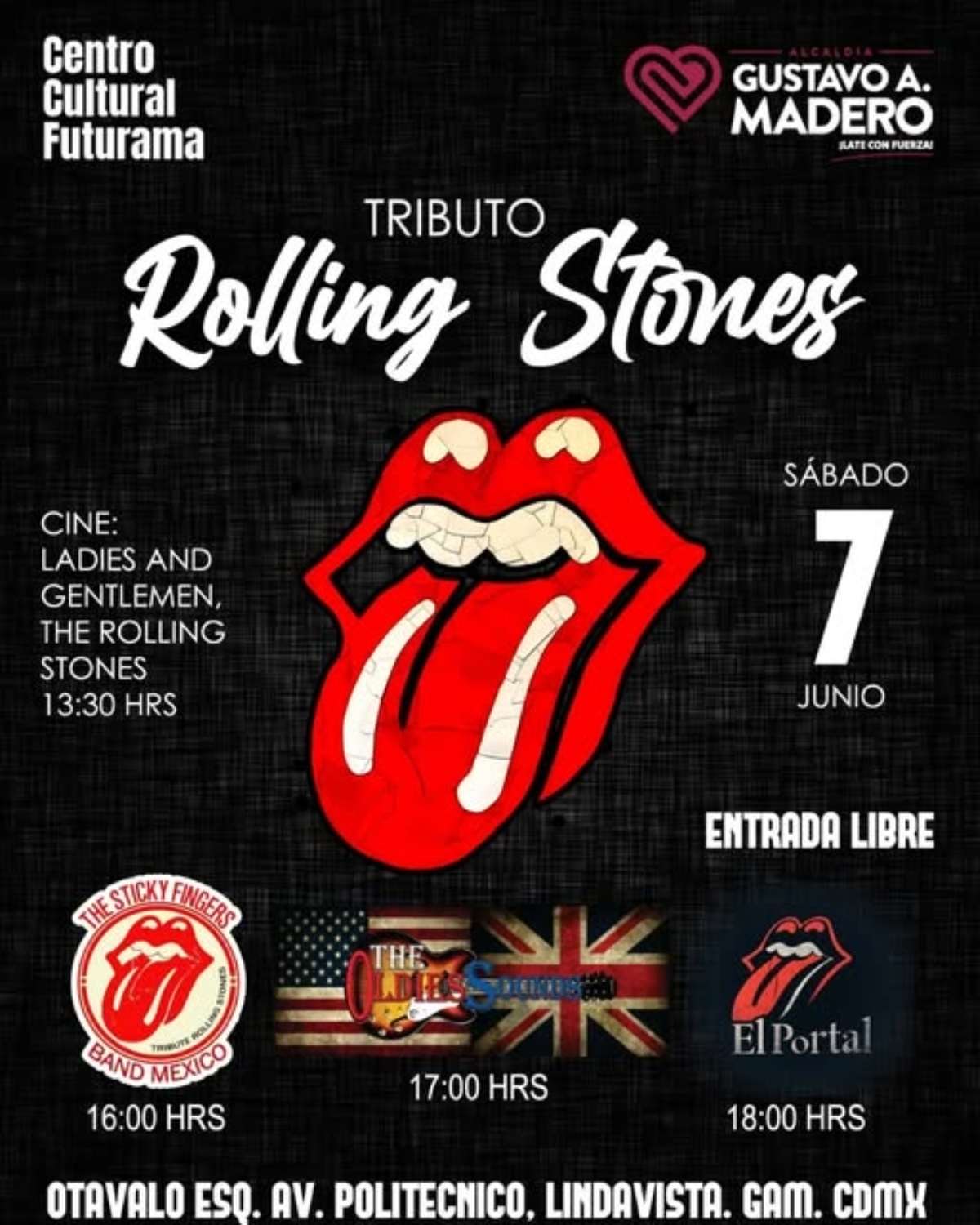 concierto rolling stones gratis cdmx