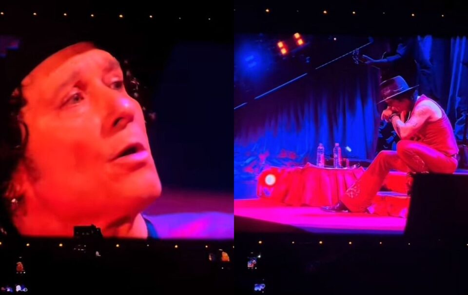 Enrique Bunbury llora en el Estadio GNP conmovido por sus fans | VIDEO