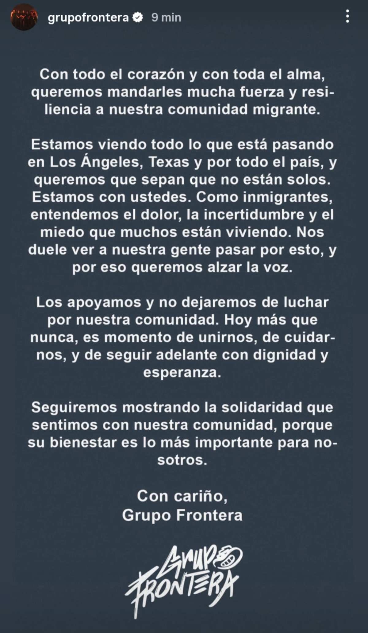 grupo frontera protestas los angeles
