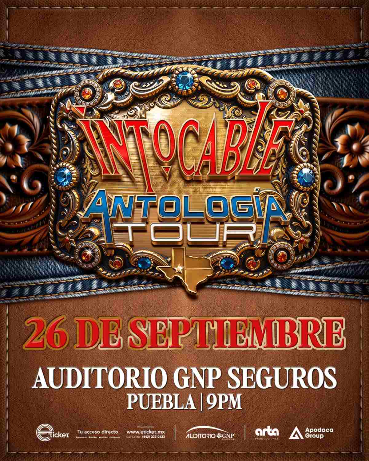 intocable en auditorio gnp seguros puebla