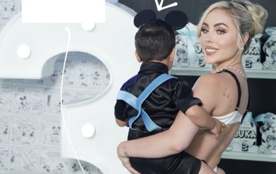Maya Nazor celebra el cumpleaños 3 de Luka con lujosa fiesta, ¿fue Santa Fe Klan?