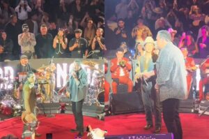 Pepe Aguilar canta con Nodal y le llueven críticas “un aplauso para mi yerno”