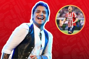 “Interesante”, así se burló Christian Nodal del Chicharito Hernández en pleno concierto