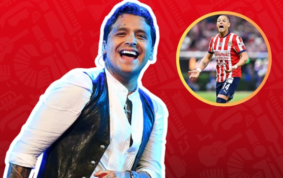 “Interesante”, así se burló Christian Nodal del Chicharito Hernández en pleno concierto