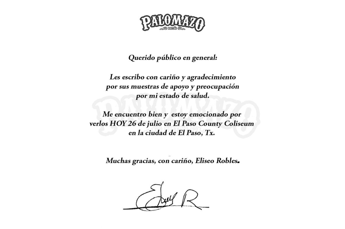 comunicado eliseo robles palomazo norteño