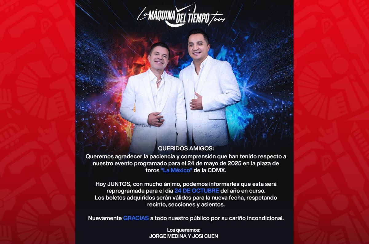 jorge medina josi cuen nueva fecha cdmx