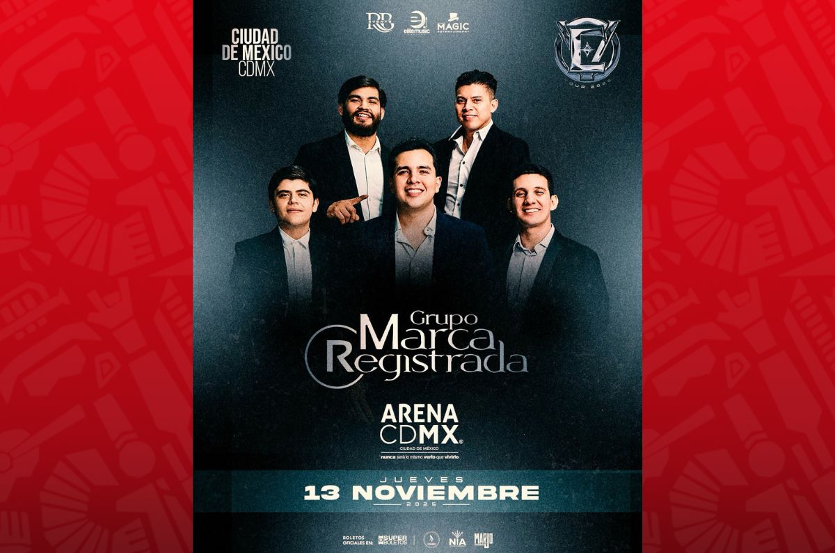 marca registrada concierto arena CDMX