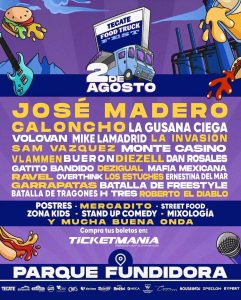 Tecate Food Truck Fest 2025. Cartel completo