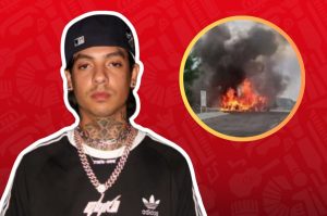 Natanael Cano estaba dentro de su camioneta cuando se incendió, ¿cuál es su estado de salud?