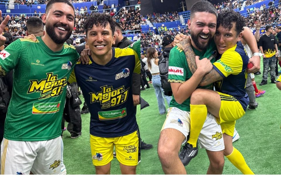La inesperada reconciliación: Edwin Luna y Alann Mora se reencontraron en el Juego de las Estrellas