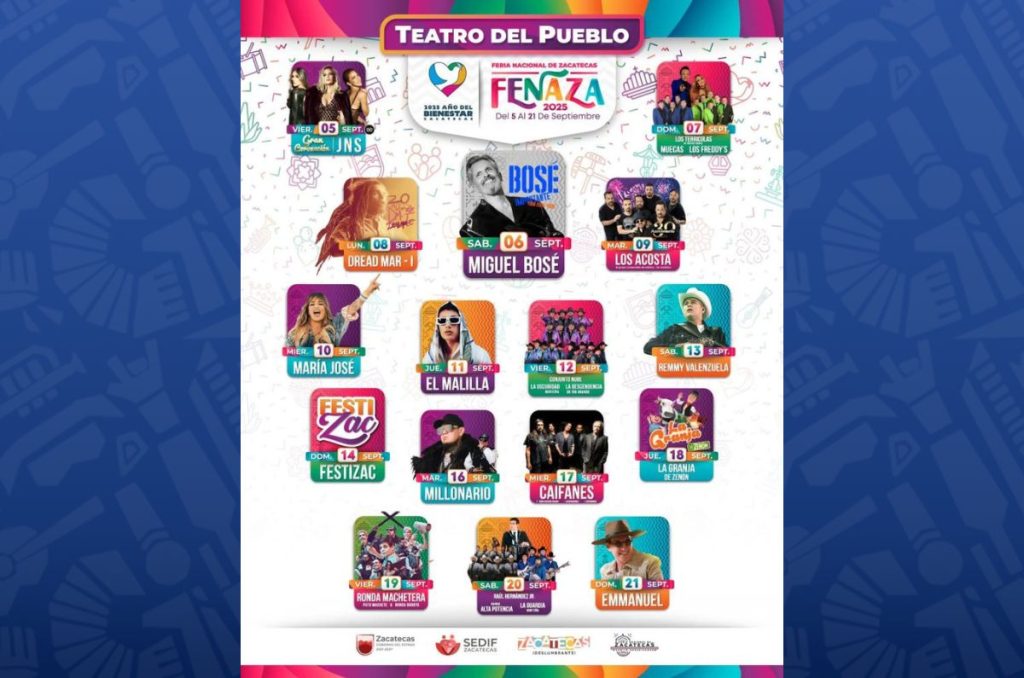 Cartelera FENAZA Teatro del Pueblo