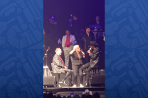 VIDEO: Luis Ángel “el Flaco” cumple sueño a abuelita y la sube a cantar al escenario