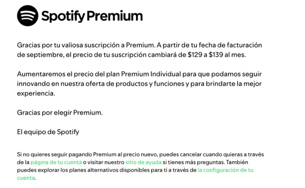 Nuevos precios de Spotify: ¿Cuánto pagarás por tu plan individual, duo y familiar en septiembre 2025? 1