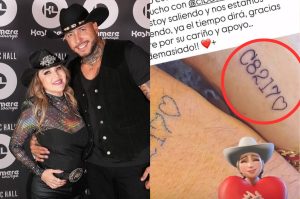 ¿Qué significa “C8217” el tatuaje de Alicia Villarreal y su novio Cibad Hernández?