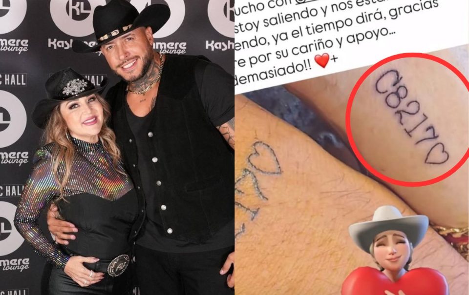 ¿Qué significa “C8217” el tatuaje de Alicia Villarreal y su novio Cibad Hernández?