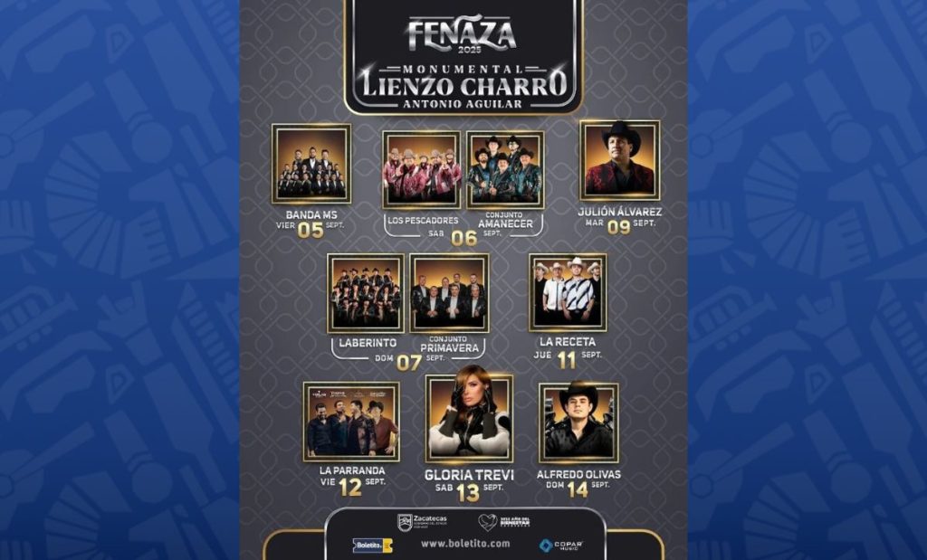 Laaberinto y Conjunto Primavera en el lienzo charro de la fenaza
