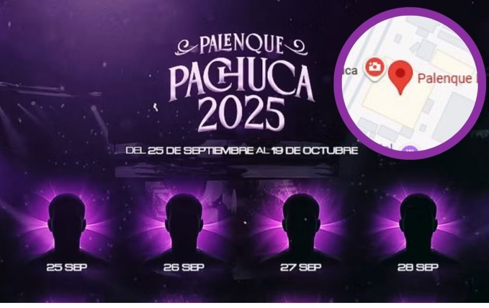 Palenque de Pachuca 2025: ¿Cómo llegar a la feria desde CDMX?