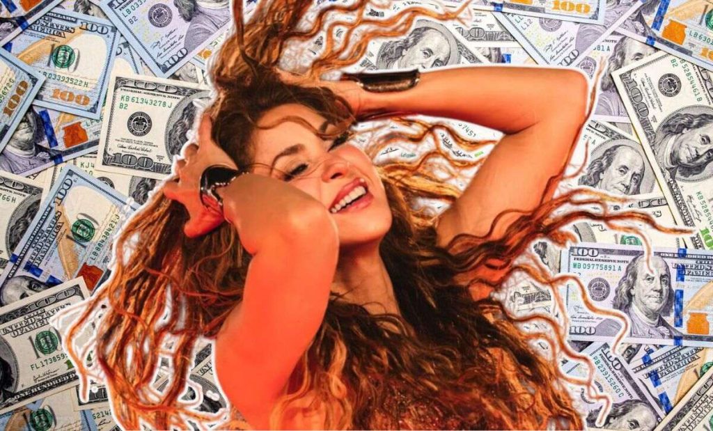 Shakira cu+anto ganó por sus conciertos