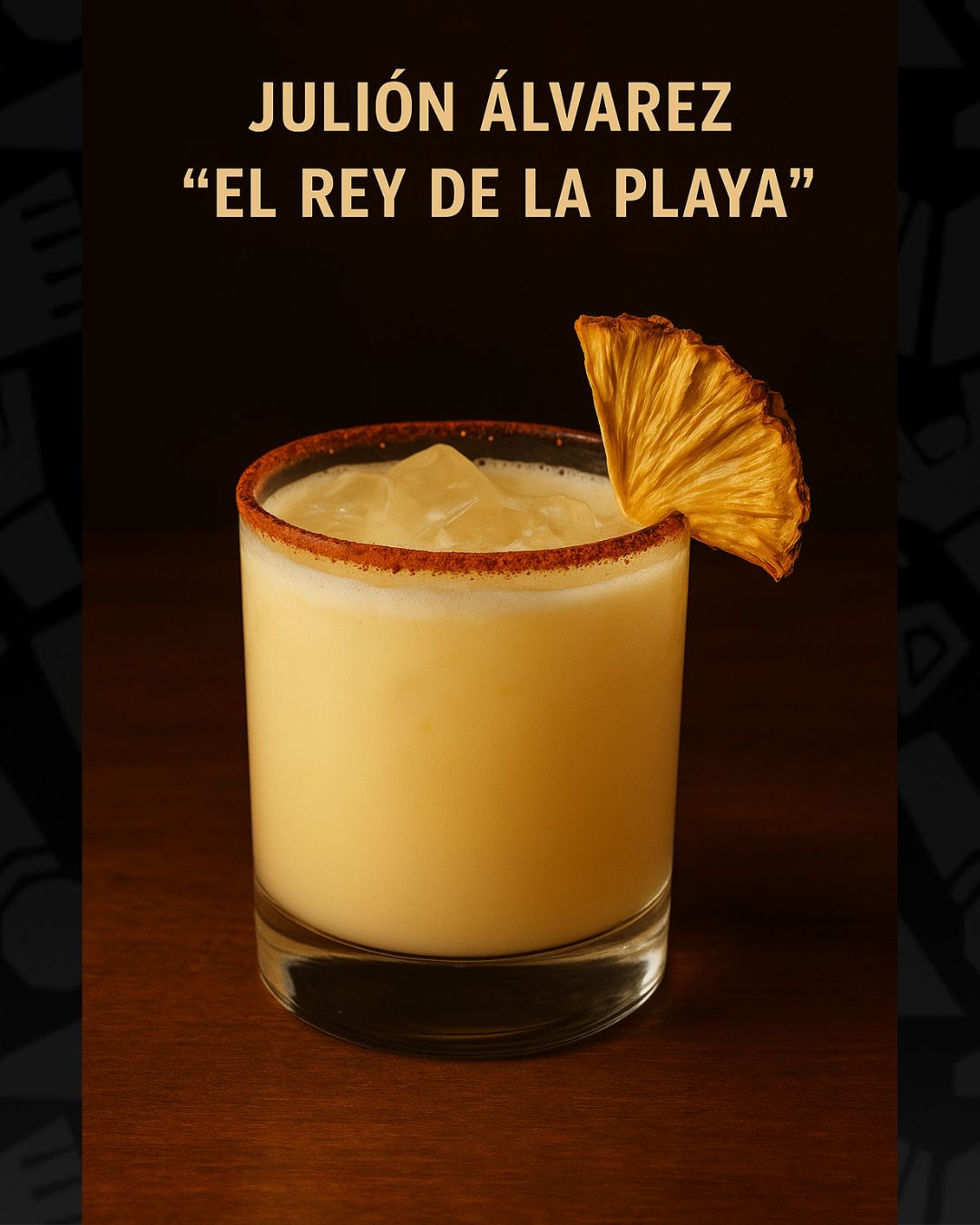 Piña colada con ron, pero reforzada con tequila. Dulce y tropical, ideal para cantar “Y Así Fue” en la arena. Un clásico con sombrero y camisa bien planchada. | Imagen: Especial