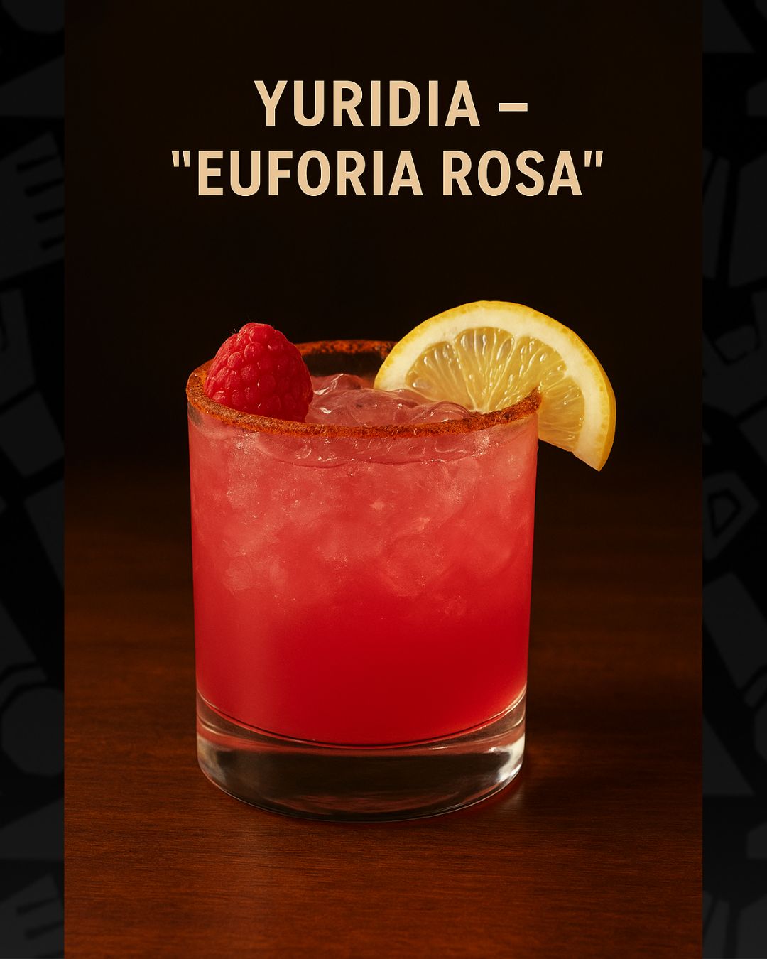 Un coctel dulce pero poderoso: ginebra con jugo de frutos rojos, limón y un toque de vino espumoso rosado. Tal cual sus canciones: te pega directo en el corazón mientras lo cantas a todo pulmón. | Imagen: Especial