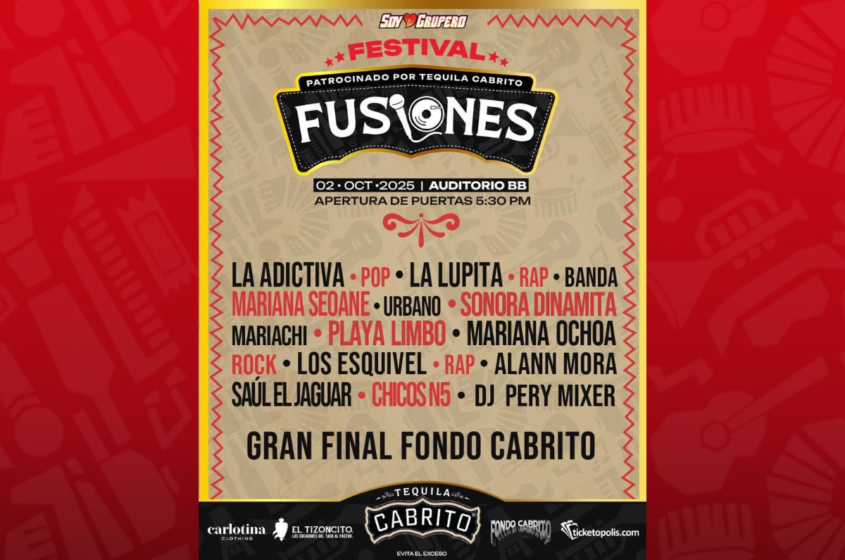 cartel festival fusiones soy grupero 2025