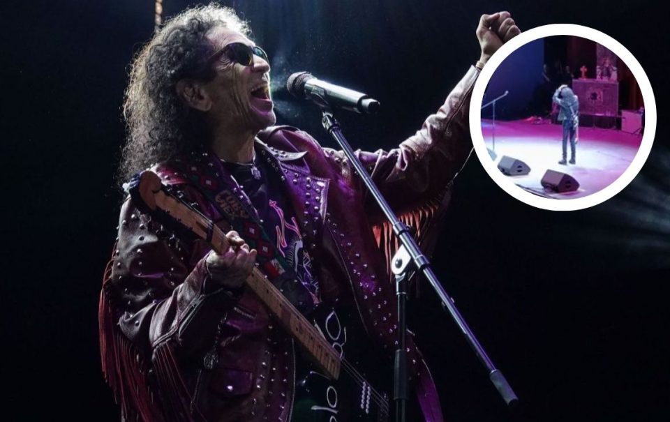 El Tri en el Auditorio Nacional: Asi fue el momento en el que pantalla estuvo a punto de caer (VIDEO)