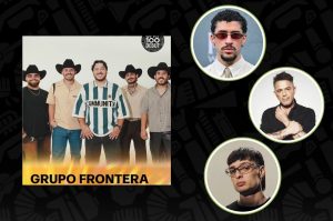 Colaboraciones de Grupo Frontera, quienes se presentaran en Jalisco.