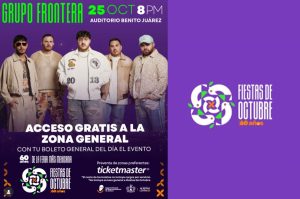 ¿Cuándo es el concierto de Grupo Frontera en Fiestas de Octubre 2025?