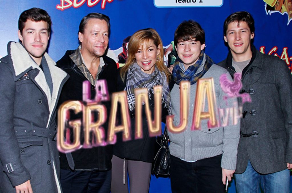 Los hijos de Alfredo , el participante de la Granja VIP