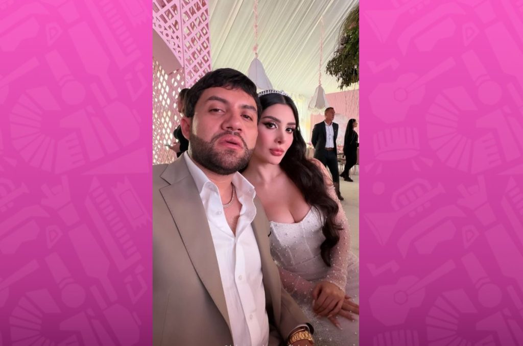 fiesta del bautizo de Luis R Conriquez y su pareja Ivette Camacho