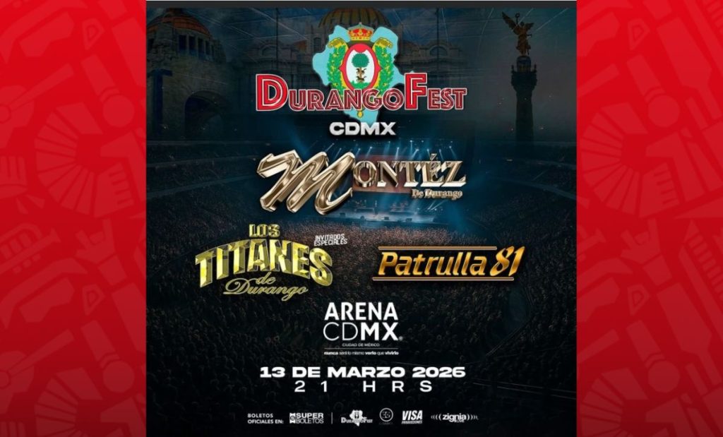 montéz de durango durango fest arena cdmx