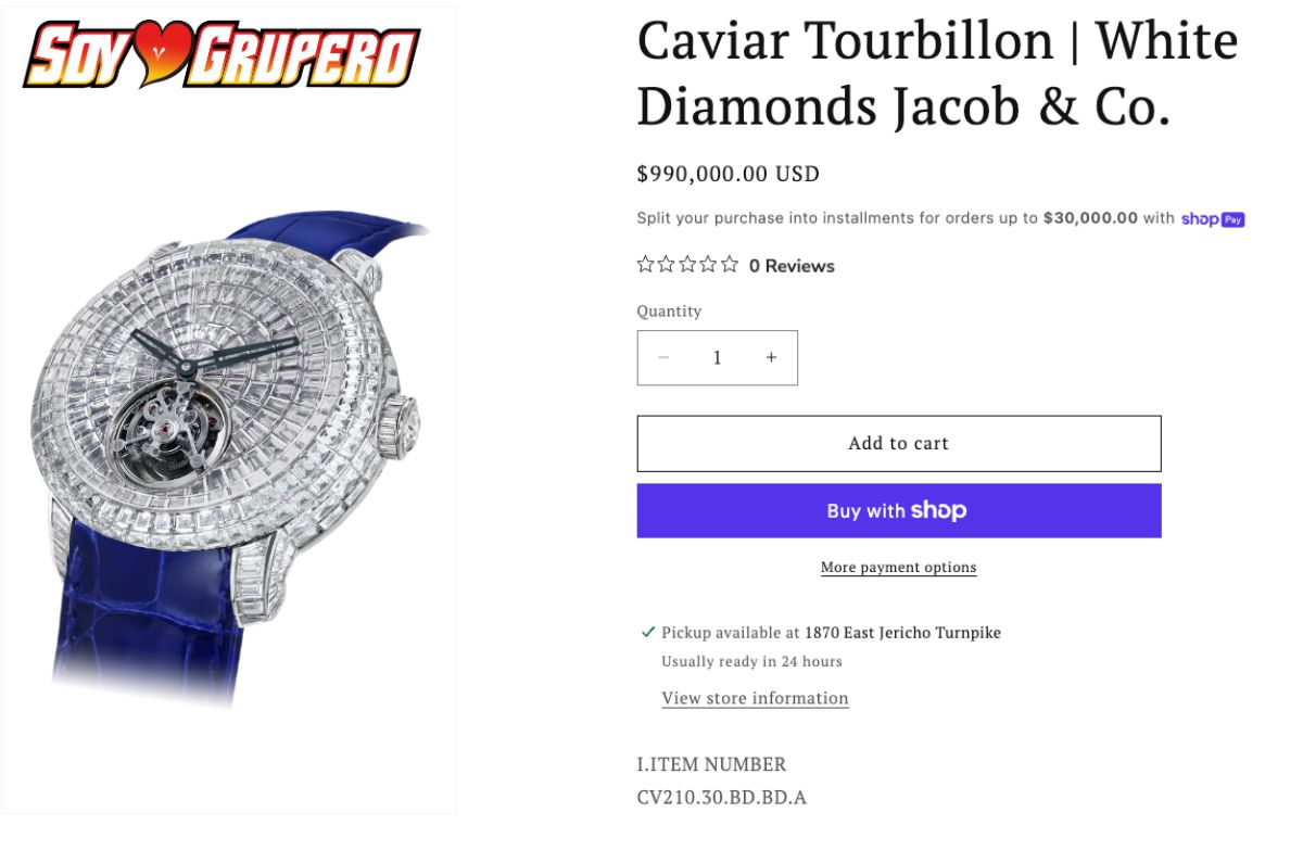 precio reloj peso pluma billboard