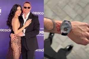 Peso Pluma presume reloj de 18 millones de pesos en los Premios Billboard 2025