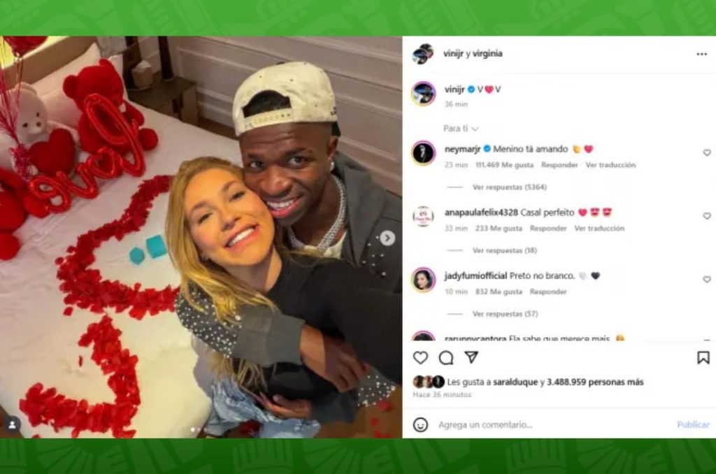 vinicius jr. virginia fonseca novia