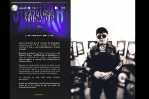 Comunicado de Junior H despues de cancelar su concierto