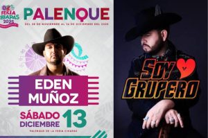 Edén Muñoz en el Palenque de la Feria Chiapas 2025: Fecha y precio de boletos