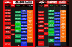 Horarios de Coca Cola Flow Fest 2025