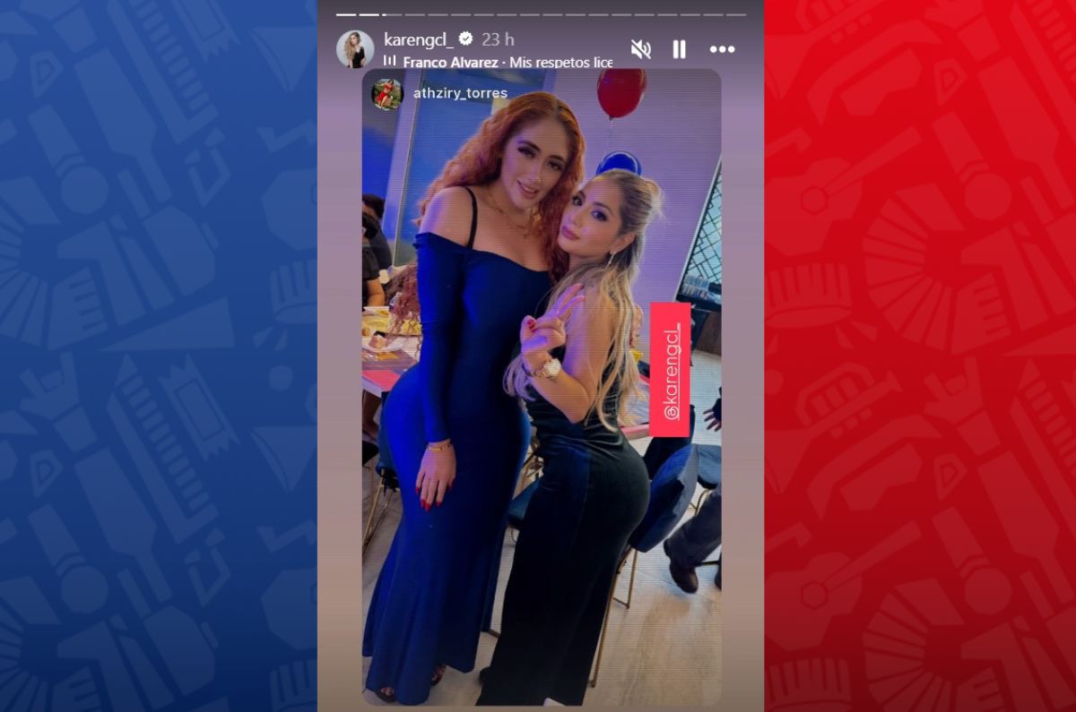 Foto: Instagram @karengcl En el cumpleaños estuvo presente Karen Caro, madre del hijo de Luis R Conriquez