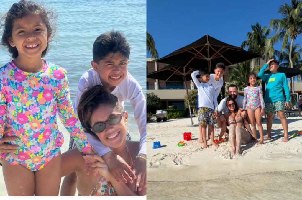  Meylin Zuñiga, la novia de Carin León y sus hijos