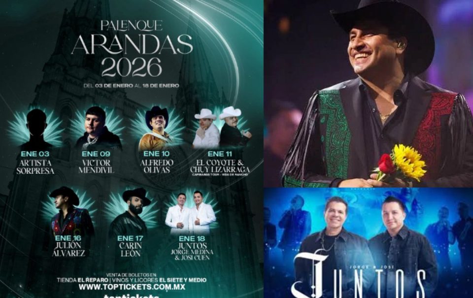 Palenque Arandas 2026: Cartelera completa, fechas, artistas y más