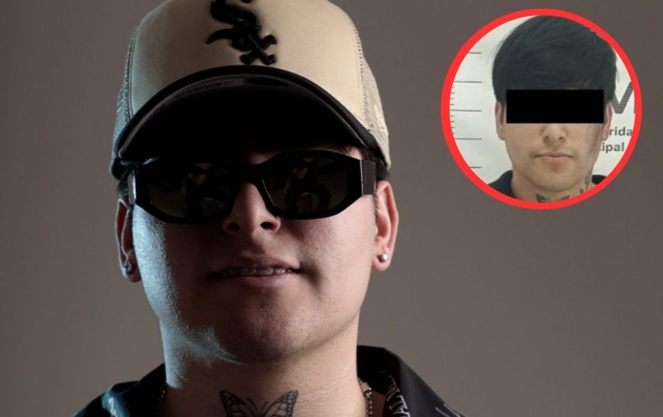 Detienen a cantante de corridos tumbados por intervenir en arresto de su suegra