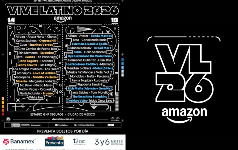 Vive Latino 2026 por día: bandas, precio de boletos y más