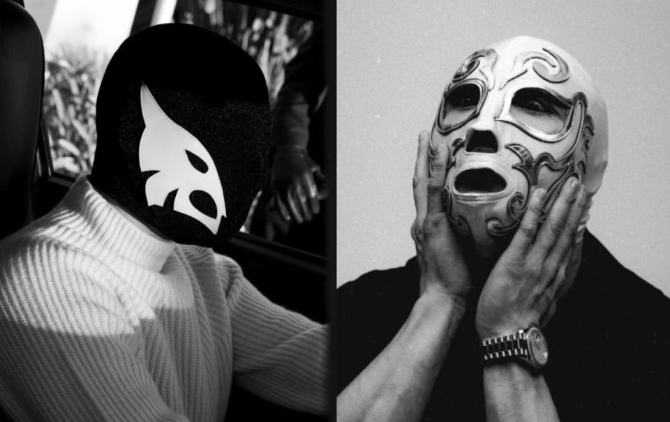 Dinastía: ¿de qué luchadores son las máscaras de Peso Pluma y Tito Double P?